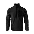 New style comfortable and thick half-zip fleece sweatshirt with wavy pattern and velvet long-sleeved sweatshirt