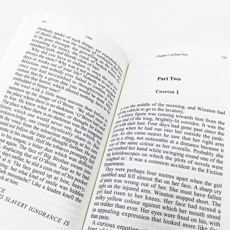 1984 by George Orwell - English Edition Full Translation Part One of the Dystopian Trilogy World Classic Novel Book