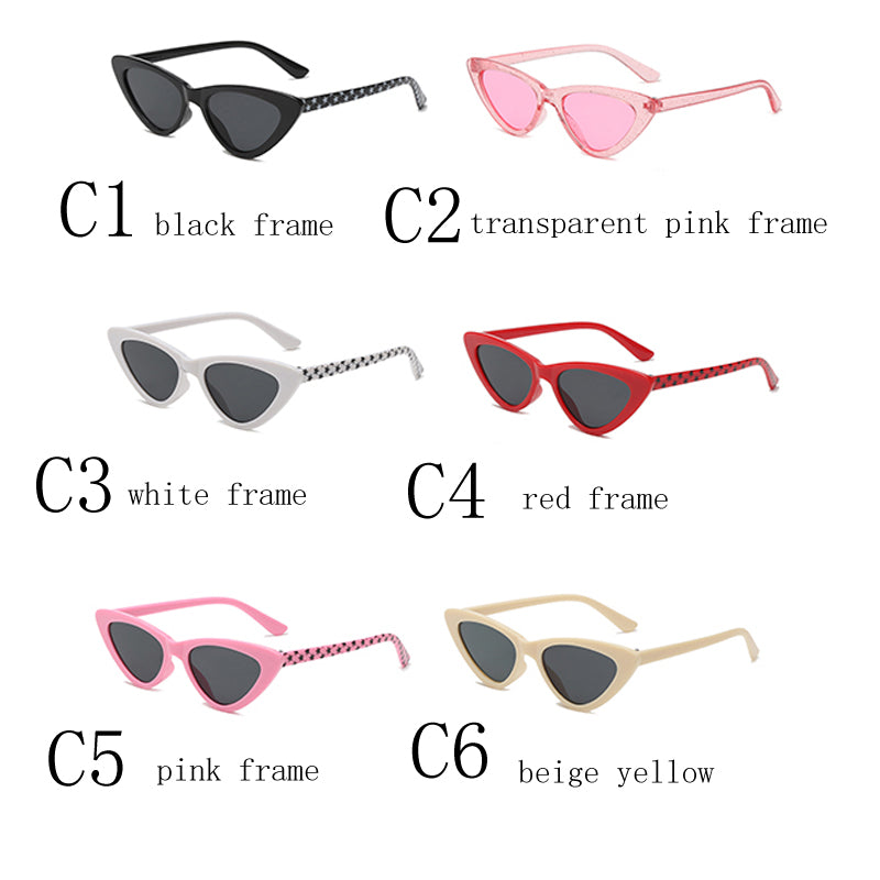 Children Sunglasses Fashion Cute Cat Eye Eyewear For Girl Boy Baby Kids Infant Shades Goggles Outdoor Anti-glare UV400 Glasses