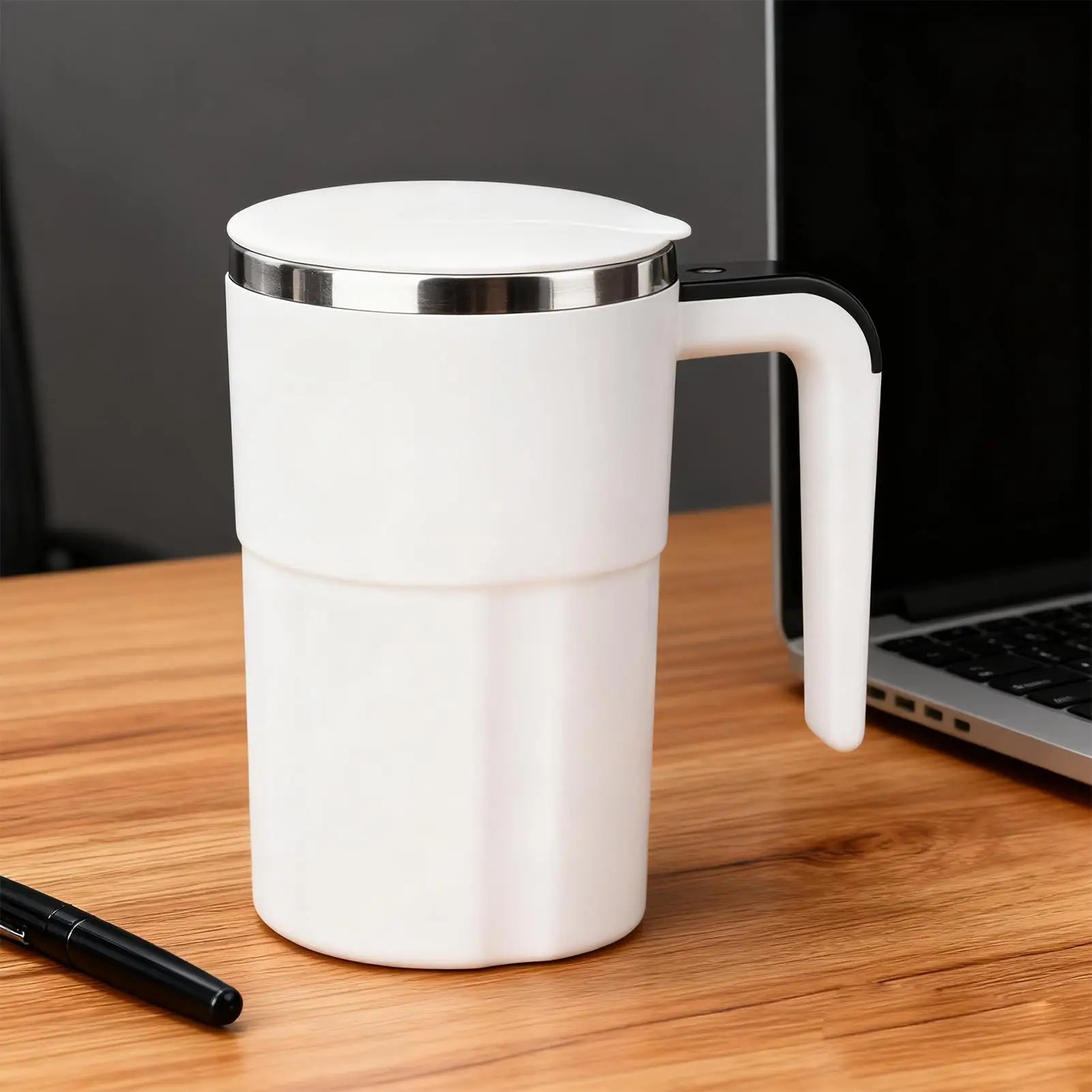 Automatic Mixing Coffee Cup Electric Rechargeable Mixer Self Stirrer Coffee Mug for Milk Cocoa Hot Chocolate Drinks Beverages