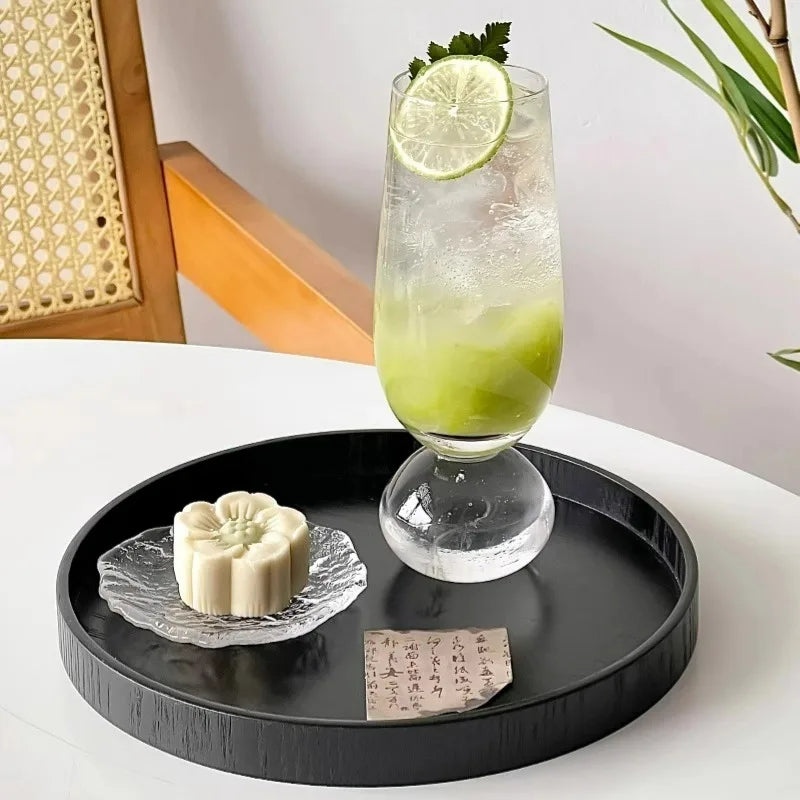 Ball Bottom Glass Juice Cup, Nordic Style Wine Glasses Cups, Creative Soda Bubbles Glass Cup,Restaurant Kitchen Tools