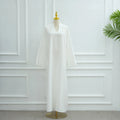 Ramadan Arabic Muslim Women Modest Dress Elegant Eid Dubai Abaya Islam Holiday Loose Outfit New Arrive Plain Turkey Kaftan Robe