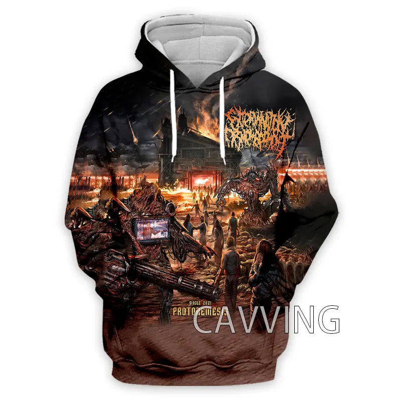 Extermination-Dismemberment  3D Printed Fashion Hoodies Sweatshirts Harajuku Hoodie Sweatshirts Tops Clothing for Women/men