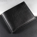 Men's Wallet Genuine Leather Men Wallets Premium Product Real Cowhide Wallets for Man Short Black Walet Portefeuille Homme - Free Item Weekend (50% off).