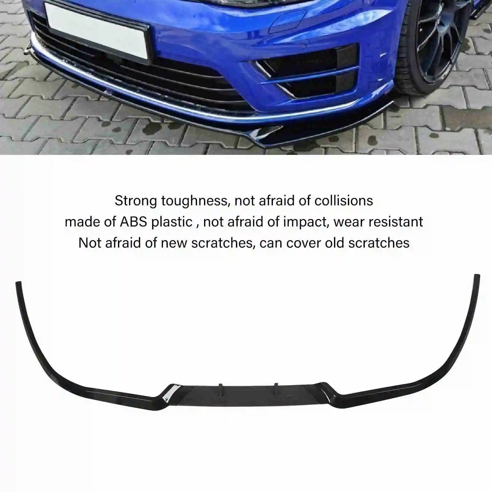 Front Bumper Lip  Resistant Front Bumper Lip Separator 114cm Replacement for Seat   Car Front Bumper Lip