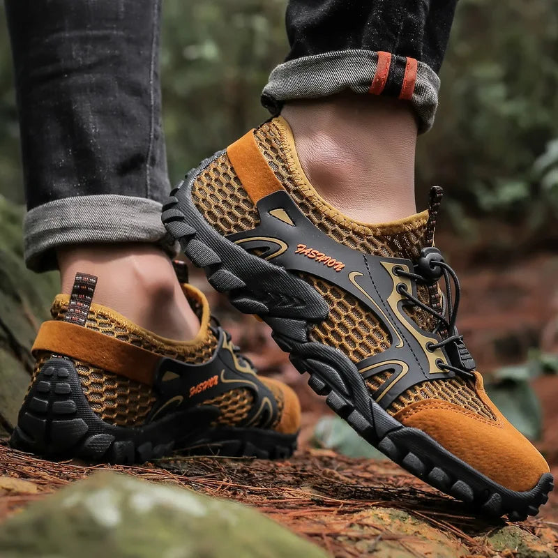 Outdoor  Anti-slip Wear-resistant Shoes for Men Hiking Shoes Jogging Trekking Sneakers Fast Zapatos Outdoor Hombre Invierno