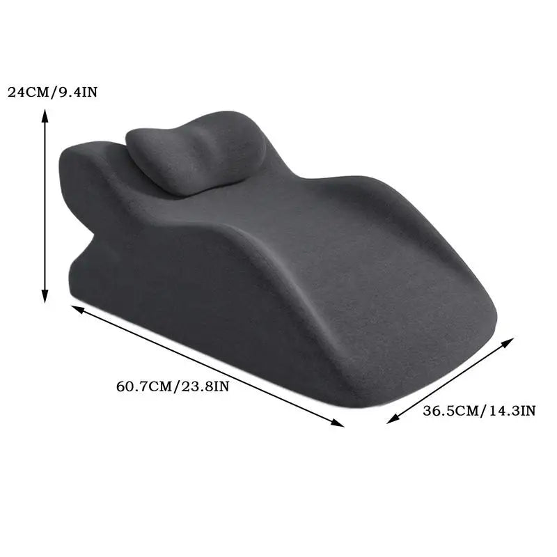 Bed Wedge Pillow for Sleeping Ergonomic Non-Slip Wedge Pillow Multifunctional Comfort Cushion for Reading Soft Ankle Supportive