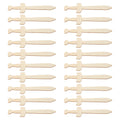20Pcs Wooden Swords to Decorate Unfinished Pirate Swords Painting Crafts for Kids DIY Art Party Classroom Projects Wood Craft