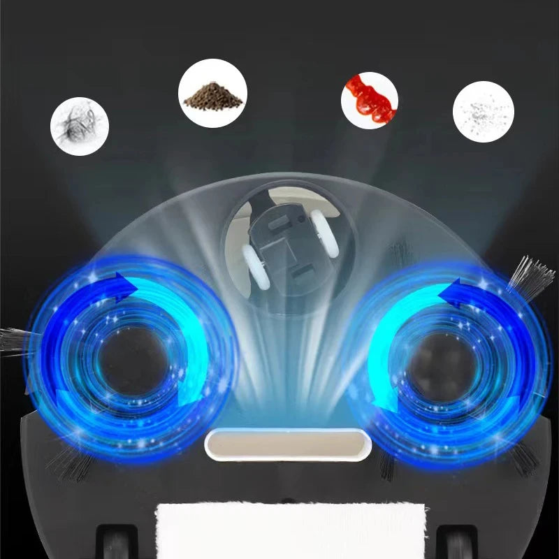 2026 NEW USB Sweeping Robot Vacuum Cleaner Mopping 3 In 1 Smart Wireless 1500Pa Dragging Cleaning Sweep Floor For Home Office