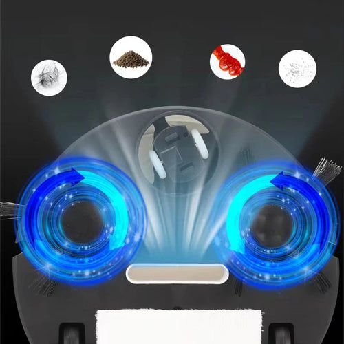 2026 NEW USB Sweeping Robot Vacuum Cleaner Mopping 3 In 1 Smart Wireless 1500Pa Dragging Cleaning Sweep Floor For Home Office