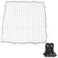 Soccer Rebounder Net with 20 Elastic Ropes Kickback Football Practice Net Target Goal Net Training Aid for Kids Teens