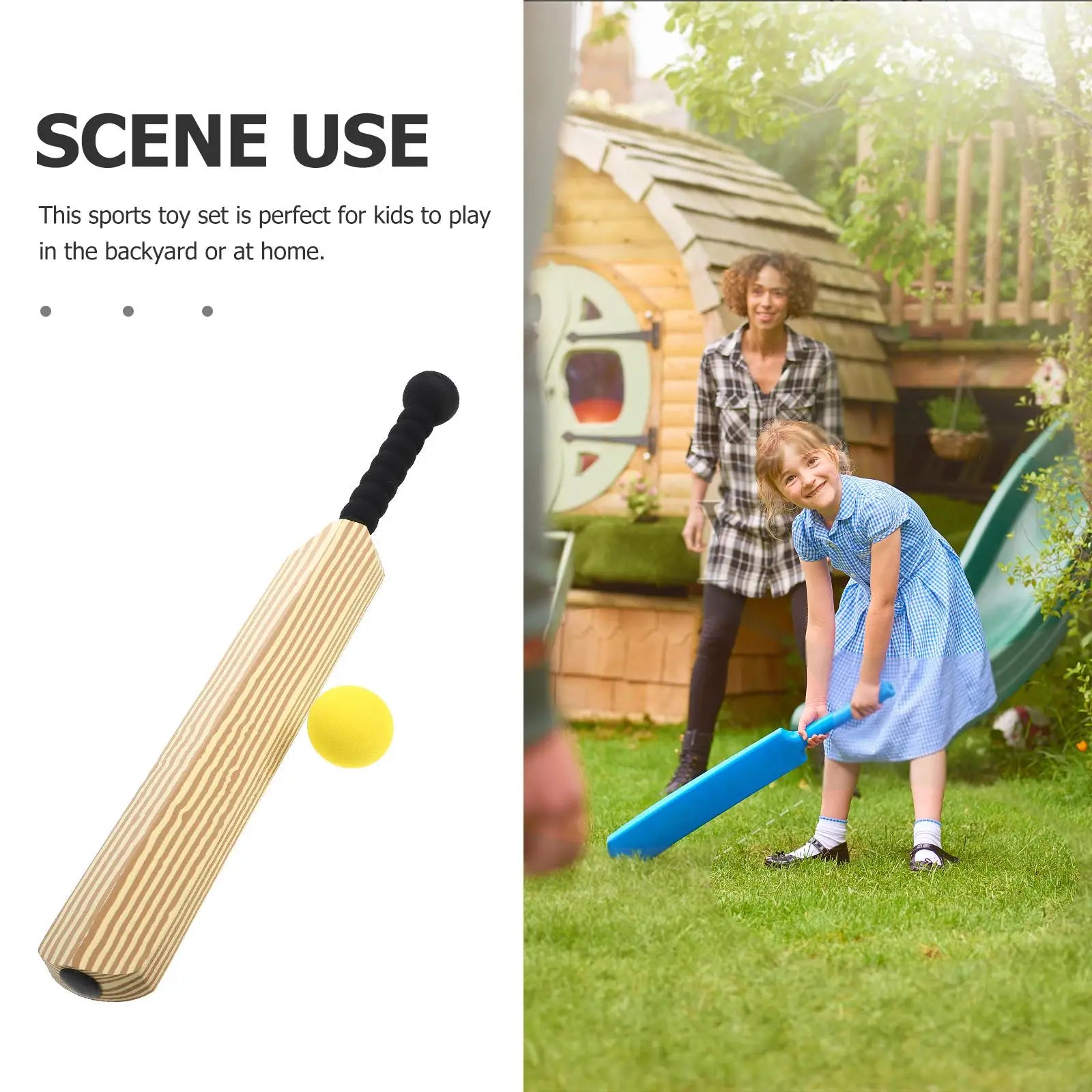 Set Kids Beach Toy Playground Bouncing Balls Major Eva Sports Game Bats Child for Kids Eva Children's Croquet
