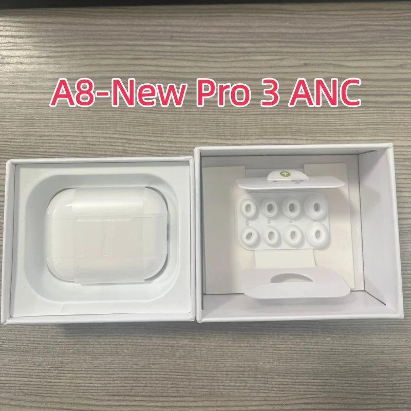 NEW Bluetooth Wireless Earphones A8 Pro 3 ANC Ture Wireless Earbuds Sports Pro 2 HiFI Stereo Waterproof Headset TWS Headphone