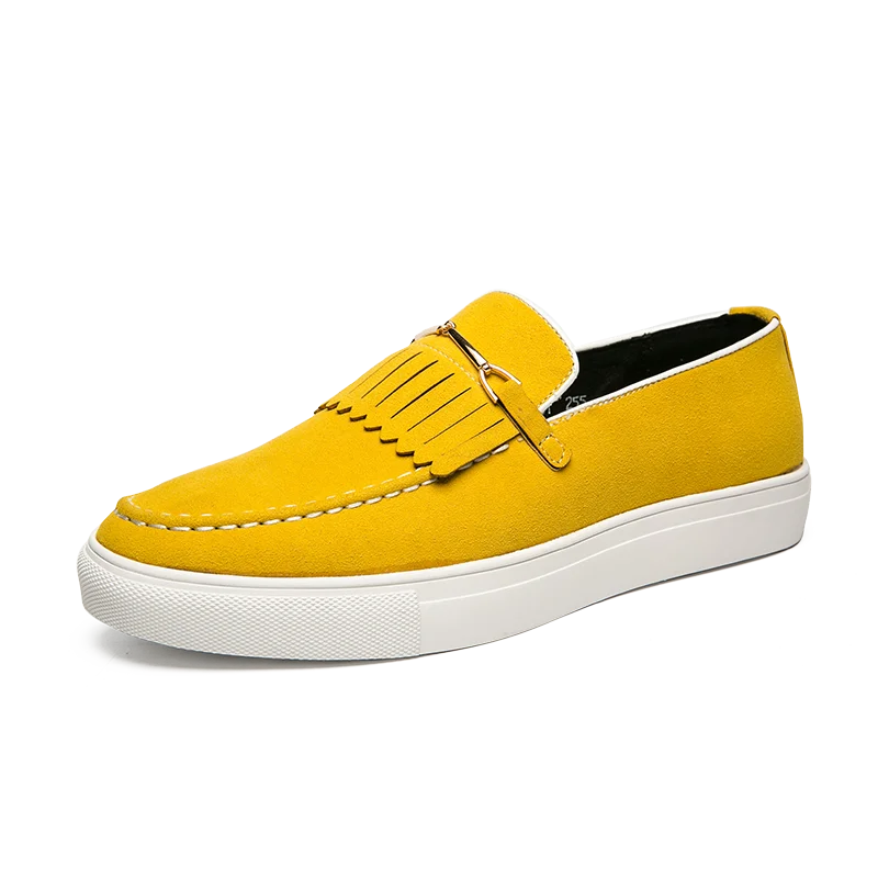 Hot Selling Suede Shoes Europe America Fashionable Men's Loafers Simple Casual Shoes Party Men's Dress Shoes Big Size：38-47