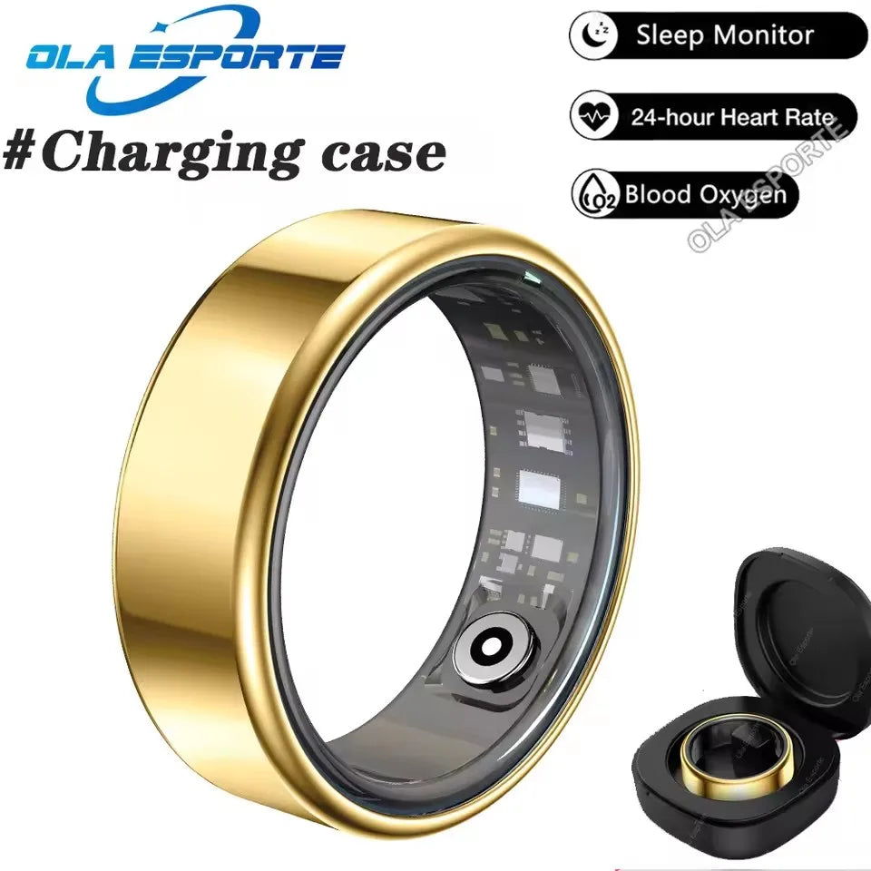 New Smart Ring Waterproof Health Monitor Smartring Take Photo Exercise Record Bluetooth Ring Birthday Gift Men Women