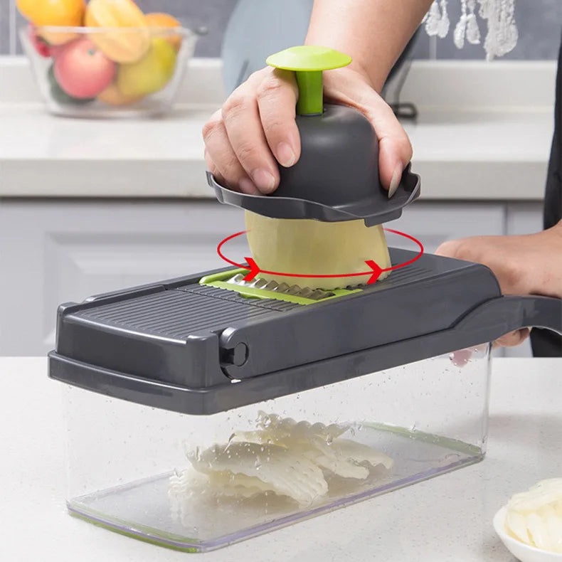 Kitchen artifact, vegetable cutting artifact, multifunctional slicer, slicer, slicer, kitchen utensil