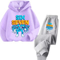 Six Seven Print Kids Hoodies Sets Italian Brainrot Steal A BrainRot Trucksuit Children's 67 Korean Sweatshirt Girls Boys Clothes