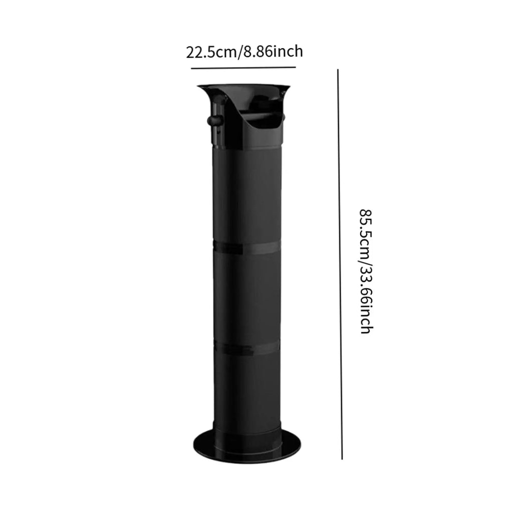 Coffee Knock Box Practical Espresso Dump Bin Collection Box Floor Standing Knockbox for Kitchen Coffee Shop Household Restaurant