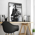 One Of The Influential Punk Band Painting Calligraphy Canvas Poster: Crease Free Waterproof Durable All Space Wall Decor