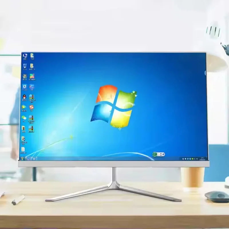 New Arrival 24 Inch All In One Computer Ram 4G/8g/16g I3 I5 I7 Strong CPU All In One Desktop Computer