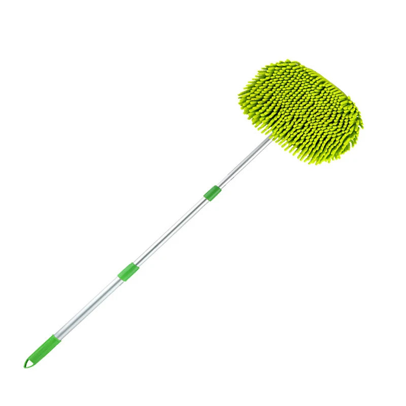 Car Cleaning Brush Detailing Adjustable Super absorbent Car Wash Brush Telescoping Long Handle Cleaning Mop Auto Accessories - Free Item