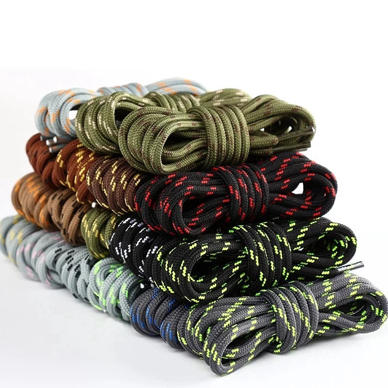 Bold Round Hiking Shoe laces Sneakers Shoelaces High Top Outdoor Walking Boot Laces Shoes Strings Diameter 0.5CM Shoelace 1Pair - Free Item