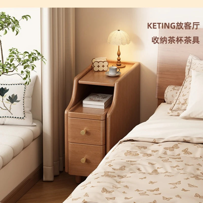 Bedside Cabinet Small Frame Household Bedroom Small Side Few Simple Bedside Storage Cabinet 20~ 30 Narrow Side Cabinet