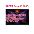 Xiaomi Redmi Book 16 2025 Laptop Intel Core 5 220H/210H Processor 16" Notebook 16G/32G DDR5+ 512G/1T SSD Study Office Ultrabook