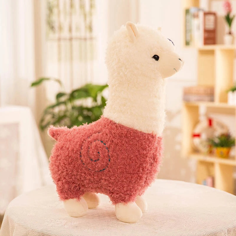 Giant Cute Alpaca Plush Toys Fashion Animal Soft Stuffed Dolls Office Chair Sofa Kawaii Pillows Birthday Gift for Boys Girls
