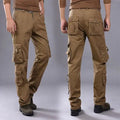 Khaki Trousers Man Work Wear Autumn Winter Multipockets Straight Cargo Pants for Men Multi Pocket Baggy Slacks Fashion Cheapest