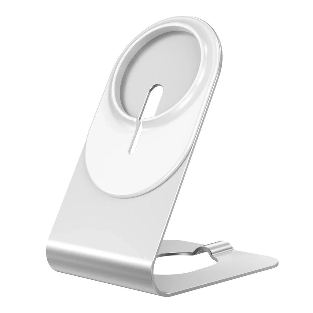 Eary Magnetic Wireless Charger Stand For iPhone 15 14 13 Pro Max Phone Holder Aluminum Metal Wireless Charging Dock Station Base