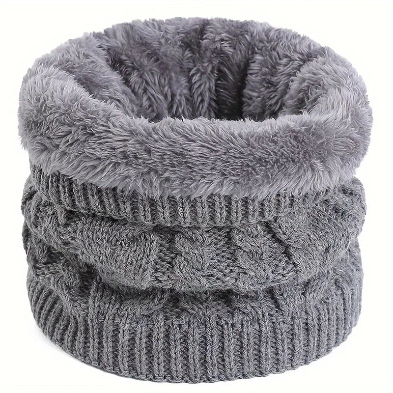 Fashion Polyester Fiber Neck Warm Scarf Suitable for Comfortable Winter Accessories for Men and Women in Cold Weather
