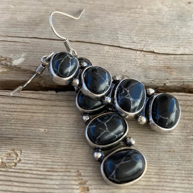 Indian Tribe Statement Dangle Earrings For Women Female Jewelry Vintage Ethnic Metal Drop Earrings Long Earring Accessories