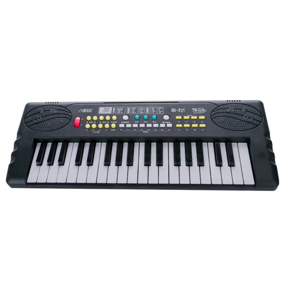 New Electronic Keyboard 37 Key Electronic Keyboard Toy Piano for Kids, Microphone Included