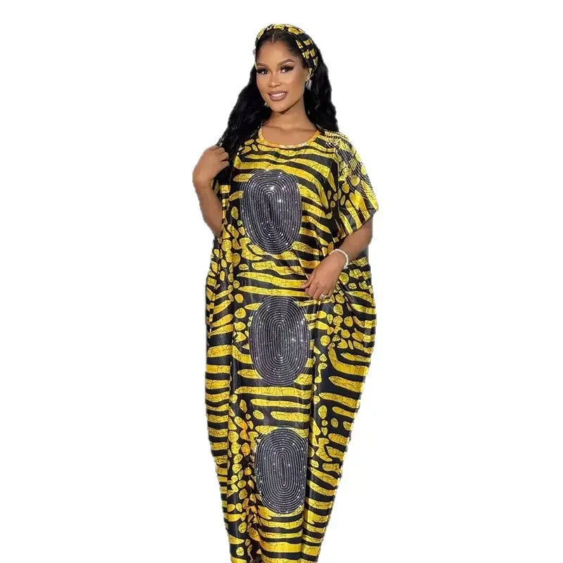 African Dresses For Women Muslim Fashion Abayas Boubou Dashiki Ankara Outfits Evening Gown Dubai Kaftan Abaya Robe Marocaine