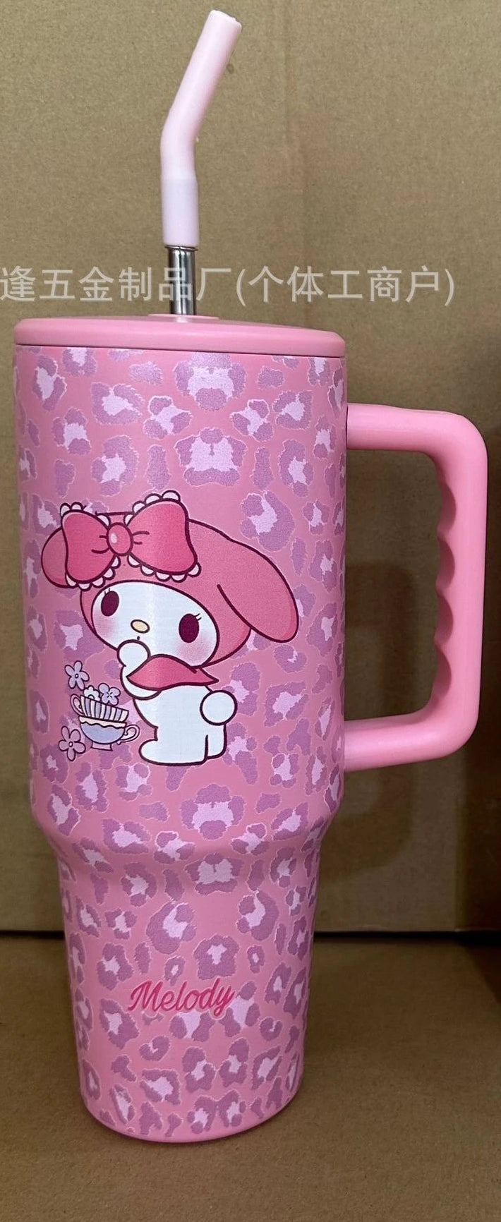 Cute Hello Kitty Water Cup Cartoon Anime Couple Gift Women Accessories High Beauty Car Insulated Cup Desktop Ornament Wholesale