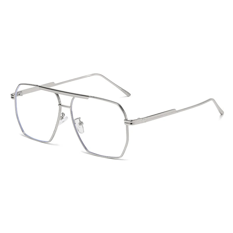 Business Style Metal-framed Glasses For Men And Women, Suitable For Driving Car Glasses2501