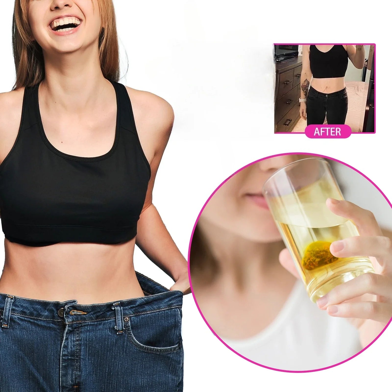 Wellness Green Tea - Natural Shape Supporting, Body Toning, Women’s Daily Brew, Office & Travel Essential
