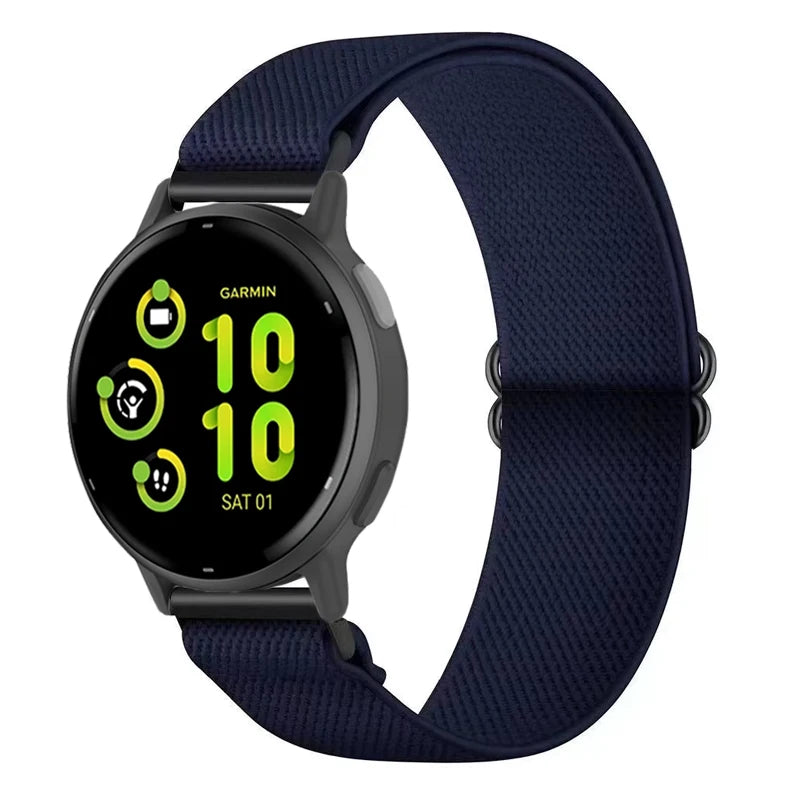 Nylon Loop Strap for Garmin Forerunner 970 570 965 55 165 265 Active 6 5 Bracelet Band Garmin Approach S50 Venu 4 45mm Wristband