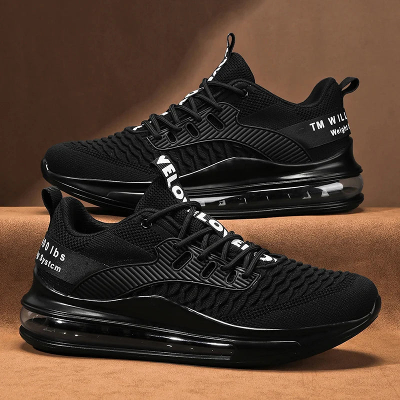 Sports men's shoes - breathable, fashionable, versatile, trendy. Mesh upper, lightweight, soft sole, shock-absorbing. Suitable f