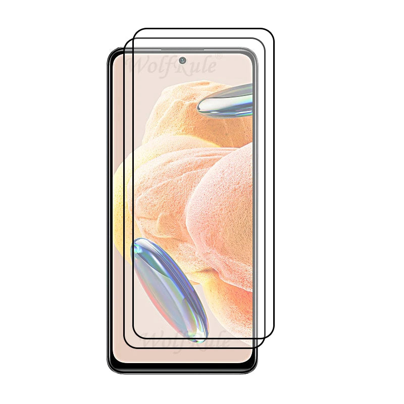 6-in-1 For Redmi Note 12 Pro Glass Redmi Note 12 Pro 4G Full Cover Glue Screen Protector Xiaomi Redmi Note 12 Pro 4G Lens Glass