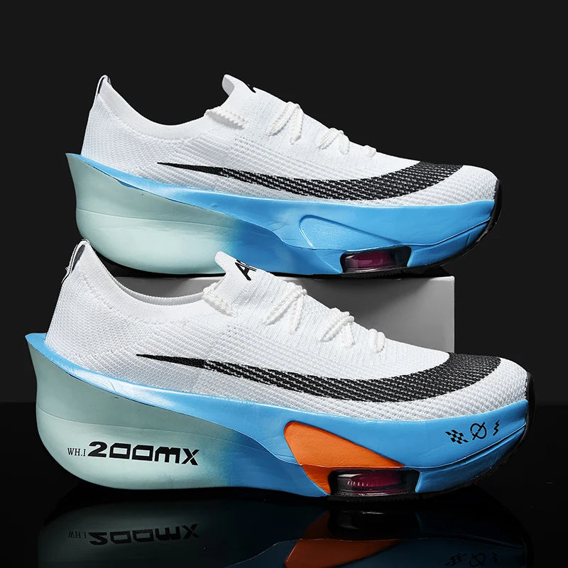 Men Sports Running Shoes Casual Marathon Breathable Lightweight Women's Comfortable Athletic Nonskid Walking Sneakers
