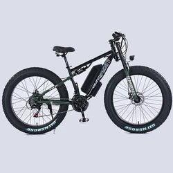 Off-road Mountain commuter E-bike 45 Mph Max Speed 24" Fat Tire Hydraulic Disc Brake Electric Bicycle