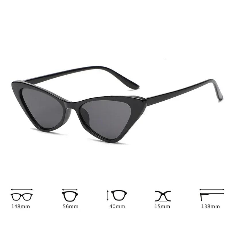 Womens Trendy Cat Eye Sunglasses Men Outdoor Retro Fashion Sun Glasses Goggles Unisex Resin UV400 Protection Sports Sun Shades