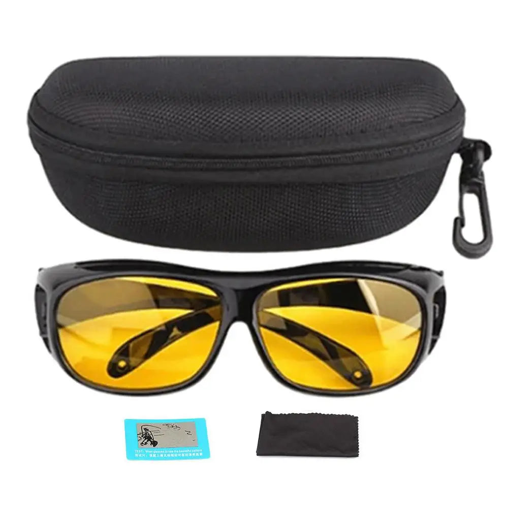 Anti-Glare Night Vision Driver Goggles Fashion Sunglasses Cycling Goggles Night Driving Enhanced Light Glasses Car Accessries