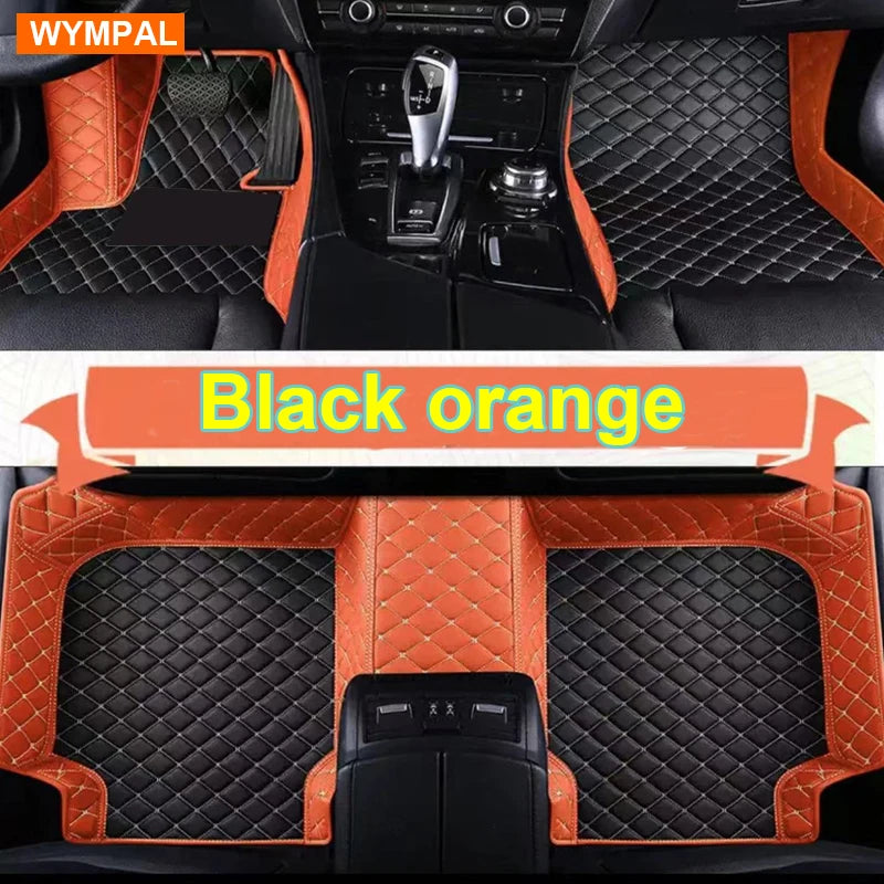 Car Mats For VW VW Passat CC 2008~2016 Floor Rug Set Auto Interior Parts Carpet Pad Luxury Leather Mat Car Accessories