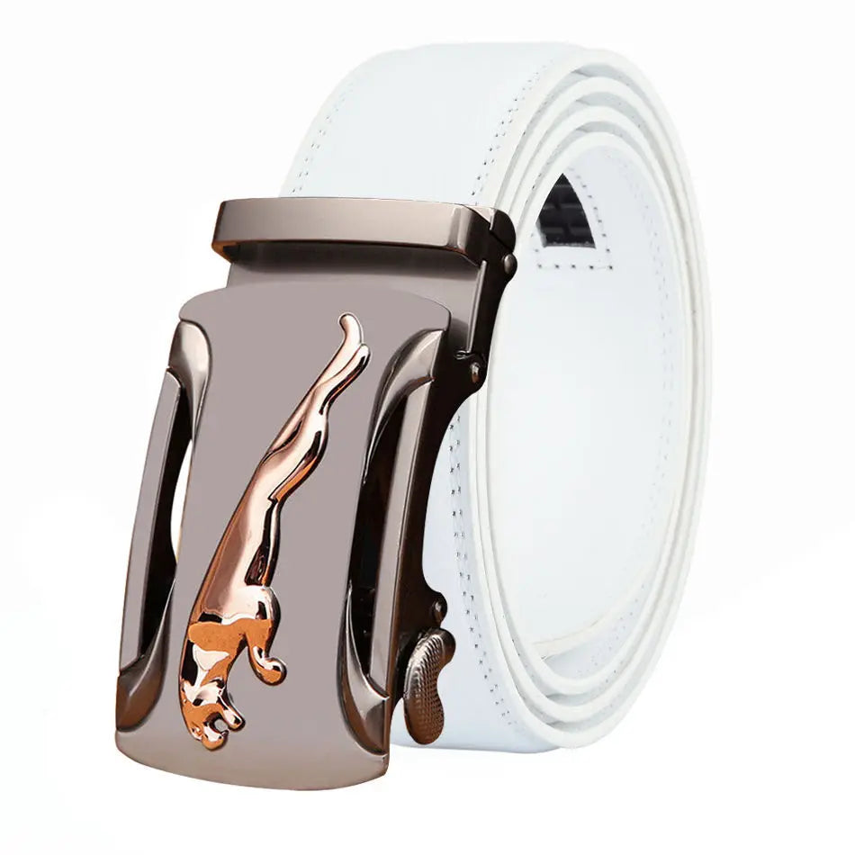 New Men's Belt Leisure Belt Men's Automatic Buckle Trouser Belts for Men Luxury Designer Brand