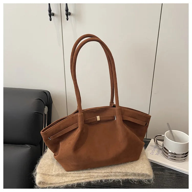 Autumn Women Leisure Shoulder Bag Comfortable and Versatile Texture Crossbody Tote Handle Bag Fashion Luxury Simple Storage Bag