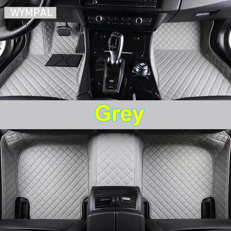 Car Mats For VW VW Passat CC 2008~2016 Floor Rug Set Auto Interior Parts Carpet Pad Luxury Leather Mat Car Accessories