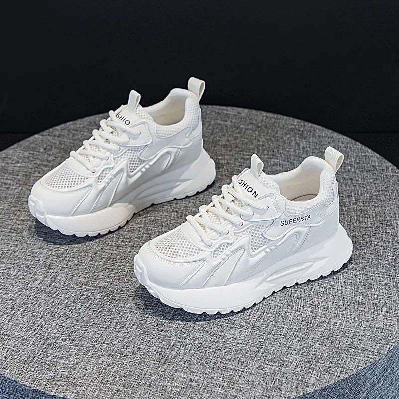 Women's Summer 2024 New Style Casual Agan Shoes With Thick Bottom And Internal Heel EVA Sole Breathable Online Popular Shoes